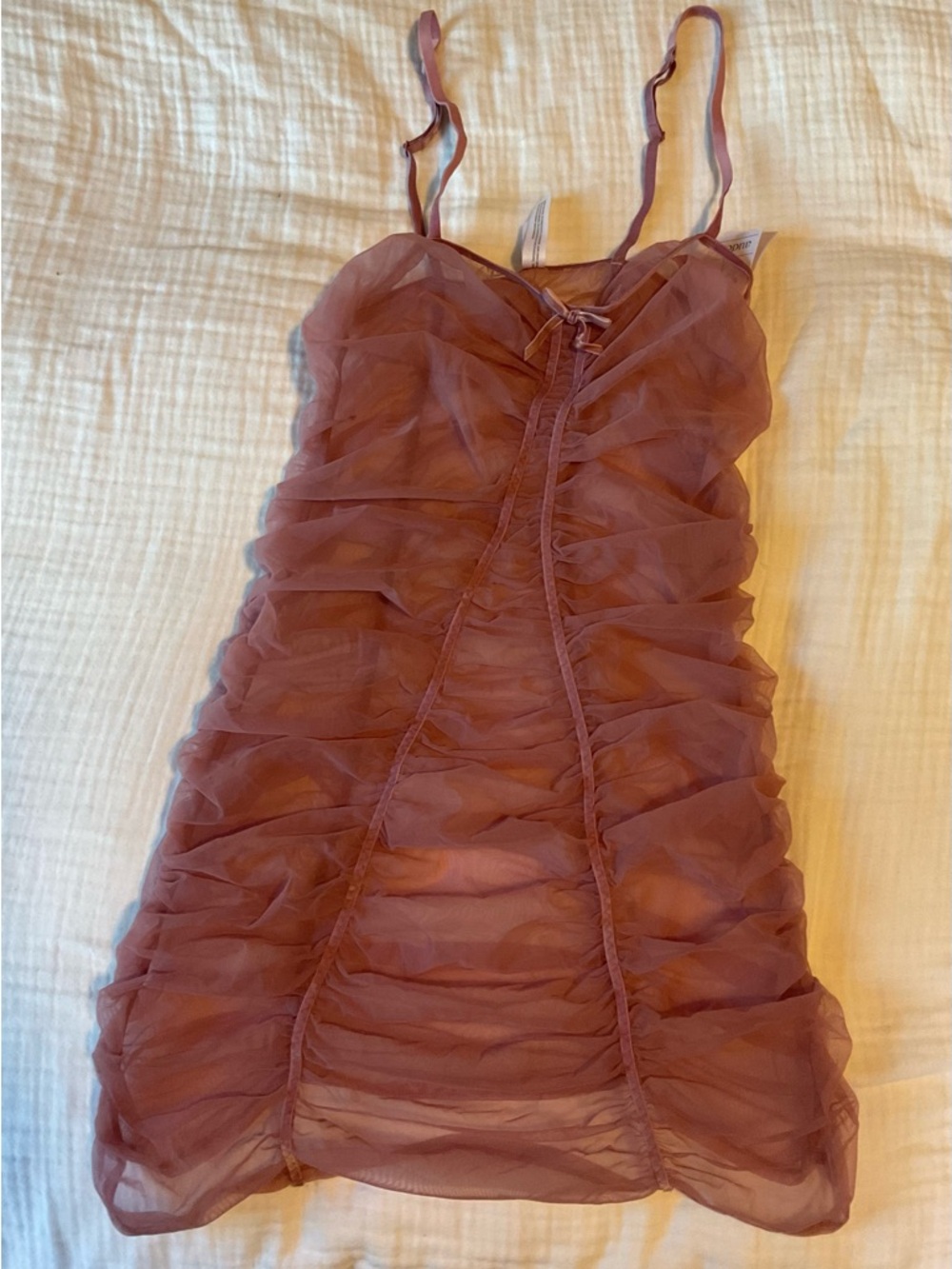 Women’s  Mesh Lingerie Slip Dress-Large